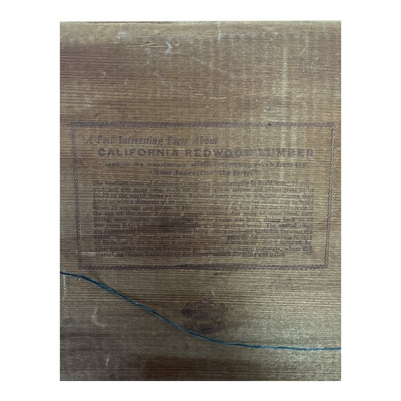 Vintage California Redwood Tray – Scenic Etched Design, 1940s–60s Souvenir, 14x7 - Picture 9 of 9